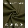 imageCOOFANDY Mens Henley Shirts Long Sleeve Casual Maverick Slub Henley TShirts Lightweight Basic Tee02army Green