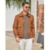 imageCOOFANDY Mens Henley Shirts Long Sleeve Casual Maverick Slub Henley TShirts Lightweight Basic Tee02khaki