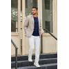 imageCOOFANDY Mens Henley Shirts Long Sleeve Casual Pullover TShirt Fashion Basic Button ShirtsNavy Blue