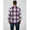 imageCOOFANDY Mens Long Sleeve Flannel Shirts Fashion Plaid Jacket Casual Button Down Shirt with PocketsBlue Redline
