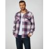 imageCOOFANDY Mens Long Sleeve Flannel Shirts Fashion Plaid Jacket Casual Button Down Shirt with PocketsBlue Redline