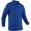 imageCOOFANDY Mens Long Sleeve Polo Shirts Quick Dry Moisture Wicking Lightweight Golf Shirts Casual Collared ShirtDark Blue