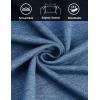 imageCOOFANDY Mens Polo Sweatshirts Long Sleeve Casual Lightweigt Polo Shirts Button Down Golf ShirtDemin Blue