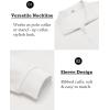 imageCOOFANDY Mens Quarter Zip Pullover Long Sleeve Casual 14 Zip Sweatshirt Lightweight Solid Mock Neck Sweater PoloWhite