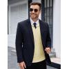 imageCOOFANDY Mens Quarter Zip Sweaters Slim Fit Lightweight Knitted Mock Neck Pullover Casual Polo SweatersBeige