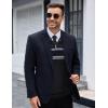 imageCOOFANDY Mens Quarter Zip Sweaters Slim Fit Lightweight Knitted Mock Neck Pullover Casual Polo SweatersGray StripesBlack Background