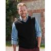 imageCOOFANDY Mens Sleeveless V Neck Pullover Sweater Slim Fit Casual Argyle Sweater VestPure Black