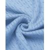 imageCOOFANDY Mens Slim Fit Turtleneck Sweater Casual Twist Patterned Pullover Knitted SweatersLight Blue