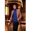 imageCOOFANDY Mens Slim Fit Turtleneck Sweater Casual Twist Patterned Pullover Knitted SweatersRoyal Blue