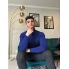 imageCOOFANDY Mens Slim Fit Turtleneck Sweater Casual Twist Patterned Pullover Knitted SweatersRoyal Blue