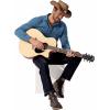 imageCOOFANDY Mens Western Cowboy Shirt Long Sleeve Cotton Button Down Work Shirts with PocketsGrey Blue