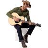 imageCOOFANDY Mens Western Cowboy Shirt Long Sleeve Cotton Button Down Work Shirts with PocketsOlive Green