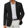 imageCOOFANDY Mens Casual Blazer Slim Fit Two Button Lightweight Sport Coats Business Suit JacketBlack