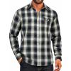 Navy Green Plaid