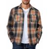 Black-orange Plaid