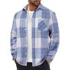 Blue White Plaid