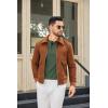 imageCOOFANDY Men Long Sleeve Henley TShirs Casual Basic Lightweight Fashion Shirts Soild Tees with PocketsArmy Green
