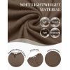 imageCOOFANDY Men Long Sleeve Henley TShirs Casual Basic Lightweight Fashion Shirts Soild Tees with PocketsBrown