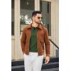imageCOOFANDY Men Long Sleeve Henley TShirs Casual Basic Lightweight Fashion Shirts Soild Tees with PocketsGreen