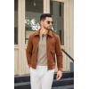 imageCOOFANDY Men Long Sleeve Henley TShirs Casual Basic Lightweight Fashion Shirts Soild Tees with PocketsKhaki