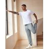 imageCOOFANDY Mens Athletic Workout Pants Open Bottom Sweatpants Mesh Gym Pants for Runnning TrainingCasualLight Grey