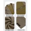 imageCOOFANDY Mens Casual Blazer One Button Sports Coat Tweed Herringbone Suit Jackets Formal Dress BlazersArmy Green