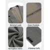 imageCOOFANDY Mens Casual Blazer One Button Sports Coat Tweed Herringbone Suit Jackets Formal Dress BlazersDark Grey