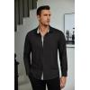 imageCOOFANDY Mens Dress Shirts Long Sleeve Button Down Shirts Untucked WrinkleFree Business Casual ShirtsBlackwhite