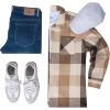imageCOOFANDY Mens Flannel Shirts Casual Button Down Plaid Shirt Jacket Long Sleeve Fleece Shacket with PocketsBuffalo Khaki
