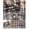 imageCOOFANDY Mens Flannel Shirts Long Sleeve Plaid Button Down Shirts Casual Cotton Shirts