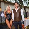 imageCOOFANDY Mens Leather Suit Vest Casual Western Vest Jacket Lightweight VNeck Dress Waistcoats Halloween CostumesDark Brown