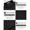 imageCOOFANDY Mens Long Sleeve Button Down Shirts Casual Cotton Linen Shirts Summer Beach Shirt with PocketBlack
