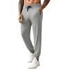 imageCOOFANDY Mens Sweatpants Joggers Workout Casual Athletic Gym Pants Lightweight Elastic Wasit Sweatpants with Pockets2 Pack BlackLight Grey