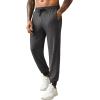 imageCOOFANDY Mens Sweatpants Joggers Workout Casual Athletic Gym Pants Lightweight Elastic Wasit Sweatpants with PocketsDark Grey