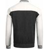 imageCOOFANDY Mens Varsity Jacket Wool Blend Letterman Bomber Jacket Baseball Lightweight JacketDark Grayno Letter
