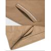 imageCOOFANDY Mens Varsity Jacket Wool Blend Letterman Bomber Jacket Baseball Lightweight JacketKhaki