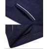 imageCOOFANDY Mens Varsity Jacket Wool Blend Letterman Bomber Jacket Baseball Lightweight JacketNavy Blue