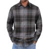 Grey Brown Black Plaid