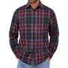 Wine Red Black Plaid