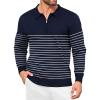 Navy Blue (White Stripes)