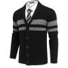 Stripes-dark Gray on Black