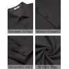 imageCOOFANDY Mens Casual Button Down Shirt Long Sleeve Wrinkle Free Shirts Stretch Dress ShirtDark Gray