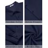 imageCOOFANDY Mens Casual Button Down Shirt Long Sleeve Wrinkle Free Shirts Stretch Dress ShirtNavy Blue