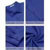 imageCOOFANDY Mens Casual Button Down Shirt Long Sleeve Wrinkle Free Shirts Stretch Dress ShirtRoyal Blue