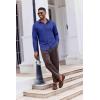 imageCOOFANDY Mens Casual Button Down Shirt Long Sleeve Wrinkle Free Shirts Stretch Dress ShirtRoyal Blue
