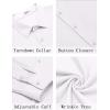 imageCOOFANDY Mens Casual Button Down Shirt Long Sleeve Wrinkle Free Shirts Stretch Dress ShirtWhite