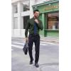 imageCOOFANDY Mens Dress Shirts Long Sleeve Stain Shield Button Down Shirt Regular Fit Formal Business Wedding ShirtsArmy Green