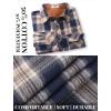imageCOOFANDY Mens Fall Plaid Button Down Shirt Long Sleeve Casual Cowboy Work Shirts Lightweight Flannel Shirts Two PocketA Plaidnavy Khaki Plaid