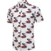 imageCOOFANDY Mens Hawaiian Shirts Short Sleeve Button Down Aloha Shirt Casual Beach ClothesPassionate Racing