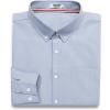 imageCOOFANDY Mens Long Sleeve Button Down Shirt Casual Untucked Shirts for Men Oxford Dress ShirtsWhiteblue Stripe